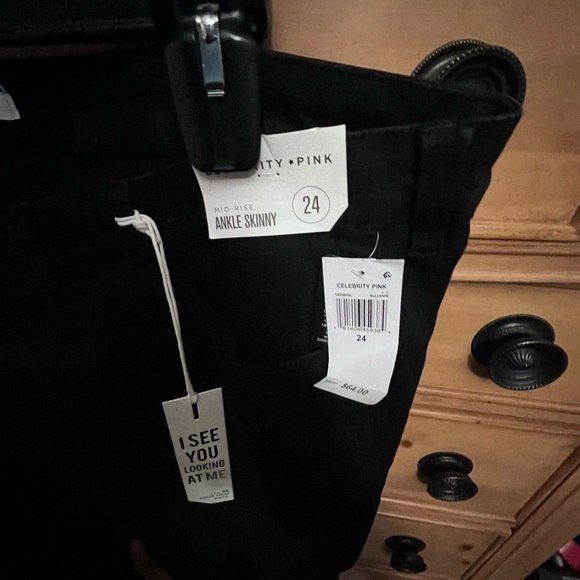 Nwt Celebrity pink black jeans - Picture 8 of 10